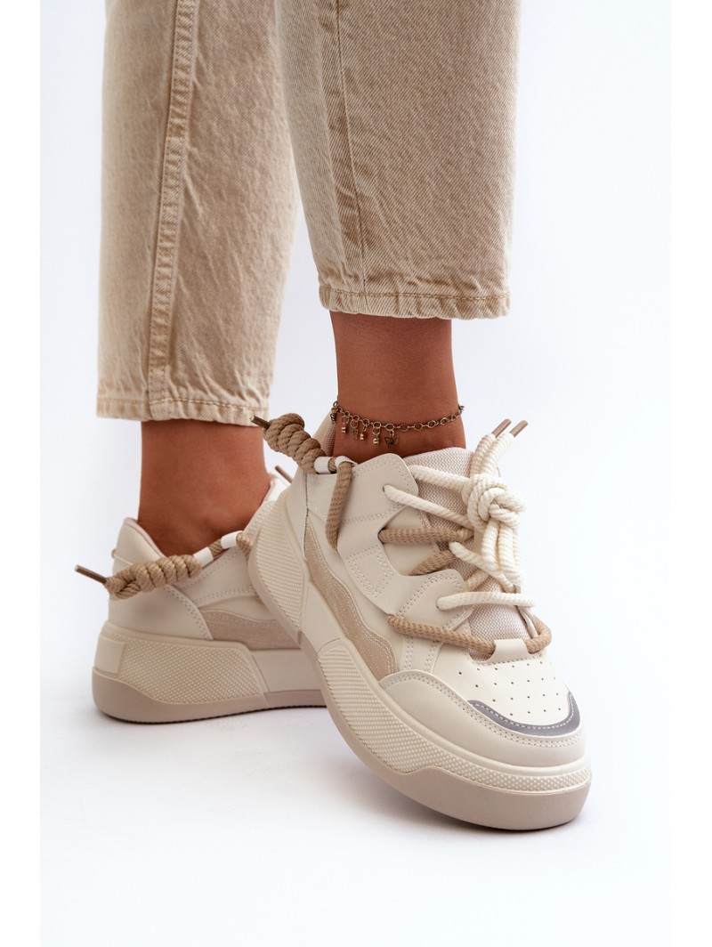 Women's Sports Shoes Sneakers Beige Phyrena