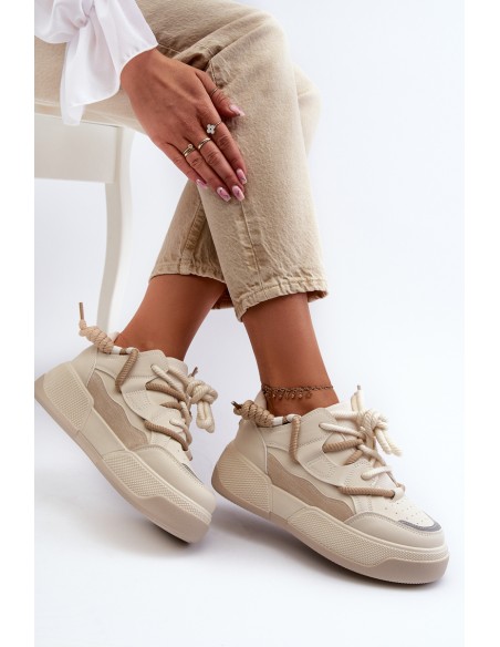 Women's Sports Shoes Sneakers Beige Phyrena