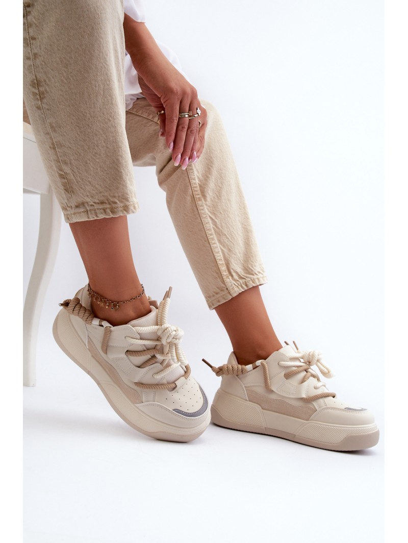 Women's Sports Shoes Sneakers Beige Phyrena