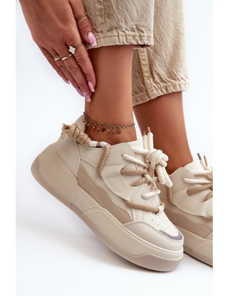 Women's Sports Shoes Sneakers Beige Phyrena