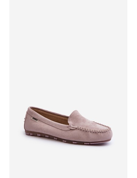 Women's Loafers in Purple Eco Suede Amrutia