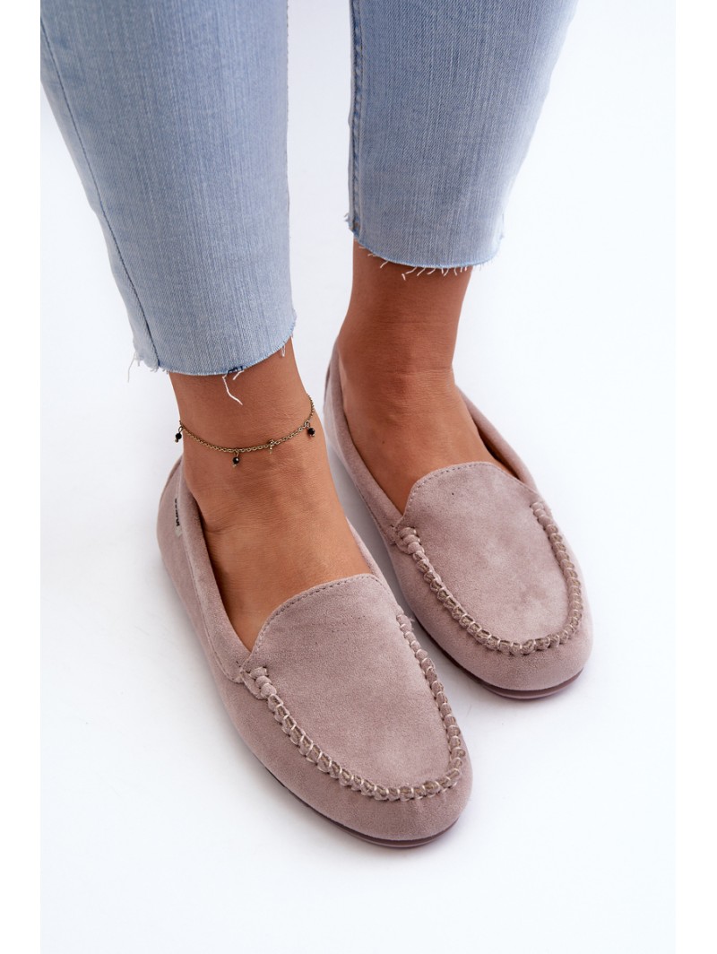 Women's Loafers in Purple Eco Suede Amrutia