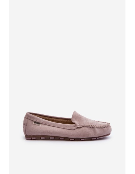 Women's Loafers in Purple Eco Suede Amrutia