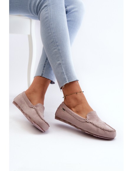 Women's Loafers in Purple Eco Suede Amrutia
