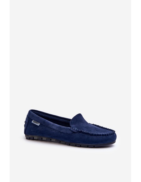 Women's Black Faux Suede Moccasins Amrutia