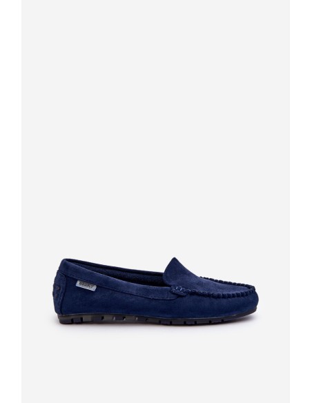 Women's Black Faux Suede Moccasins Amrutia