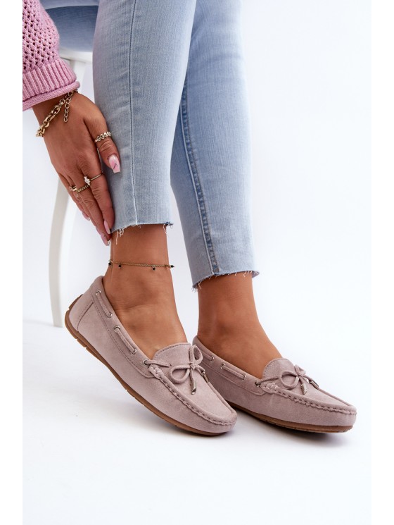 Women's Suede Moccasins Purple Si Passione 2