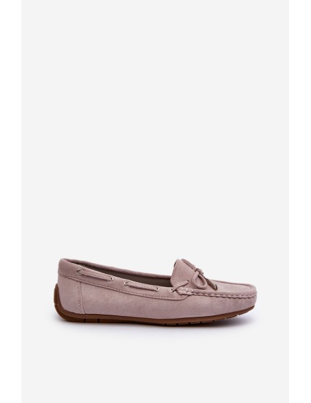 Women's Suede Moccasins Purple Si Passione