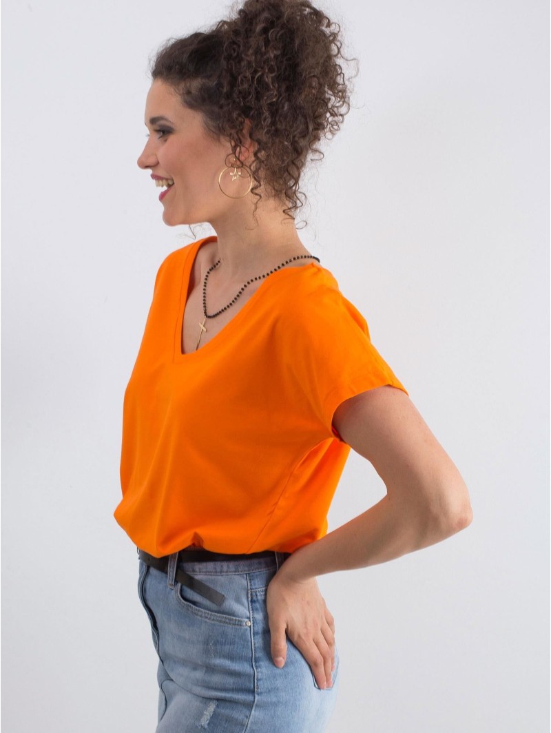T-shirt-RV-TS-4832.39P-pomarańczowy
