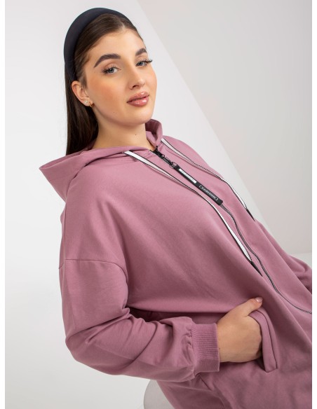 Bluza-RV-BL-8302.78-ciemny różowy