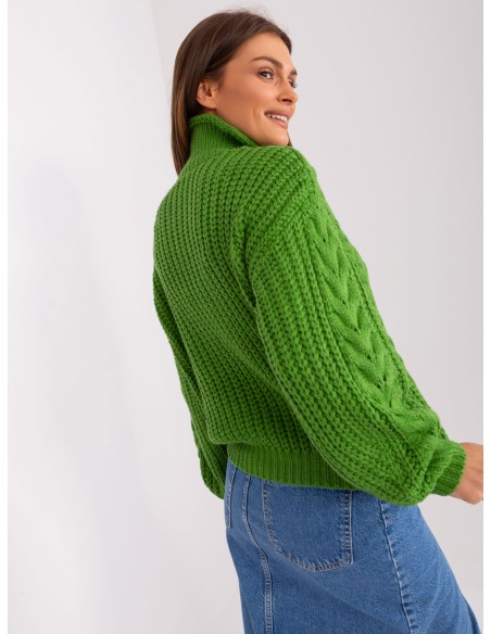 Sweter-AT-SW-2350.91P-zielony