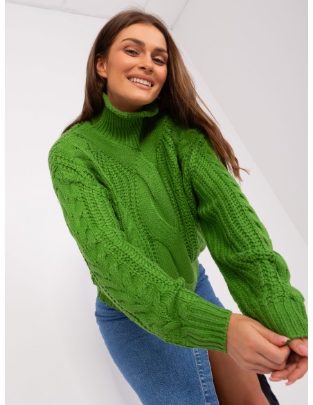 Sweter-AT-SW-2350.91P-zielony
