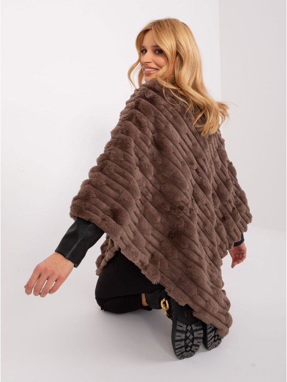 Poncho-AT-PN-2347.68-brązowy