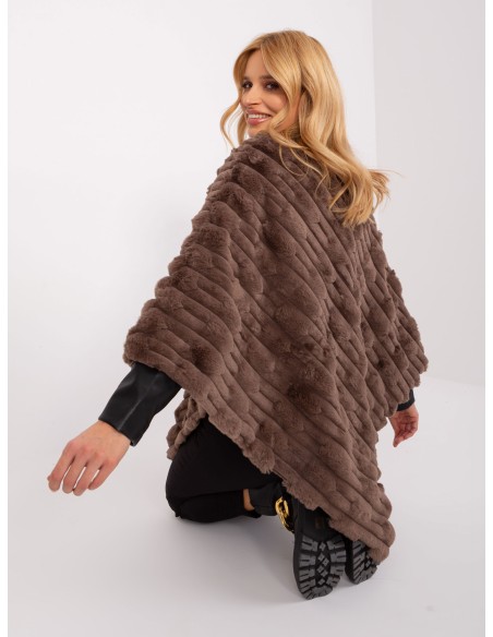 Poncho-AT-PN-2347.68-brązowy