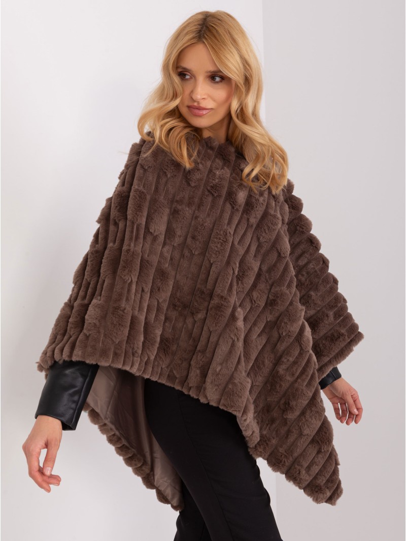 Poncho-AT-PN-2347.68-brązowy