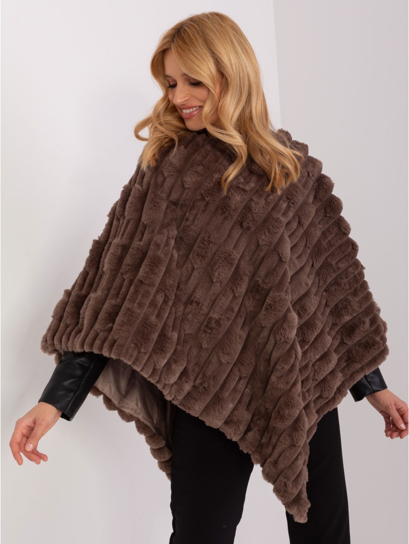 Poncho-AT-PN-2347.68-brązowy