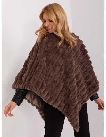 Poncho-AT-PN-2347.68-brązowy