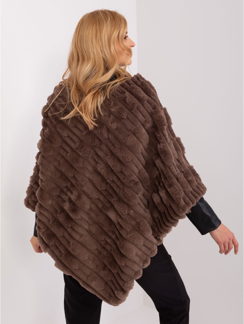 Poncho-AT-PN-2347.68-brązowy