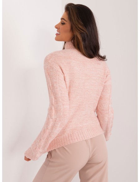 Sweter-TW-SW-3002.03-jasny różowy