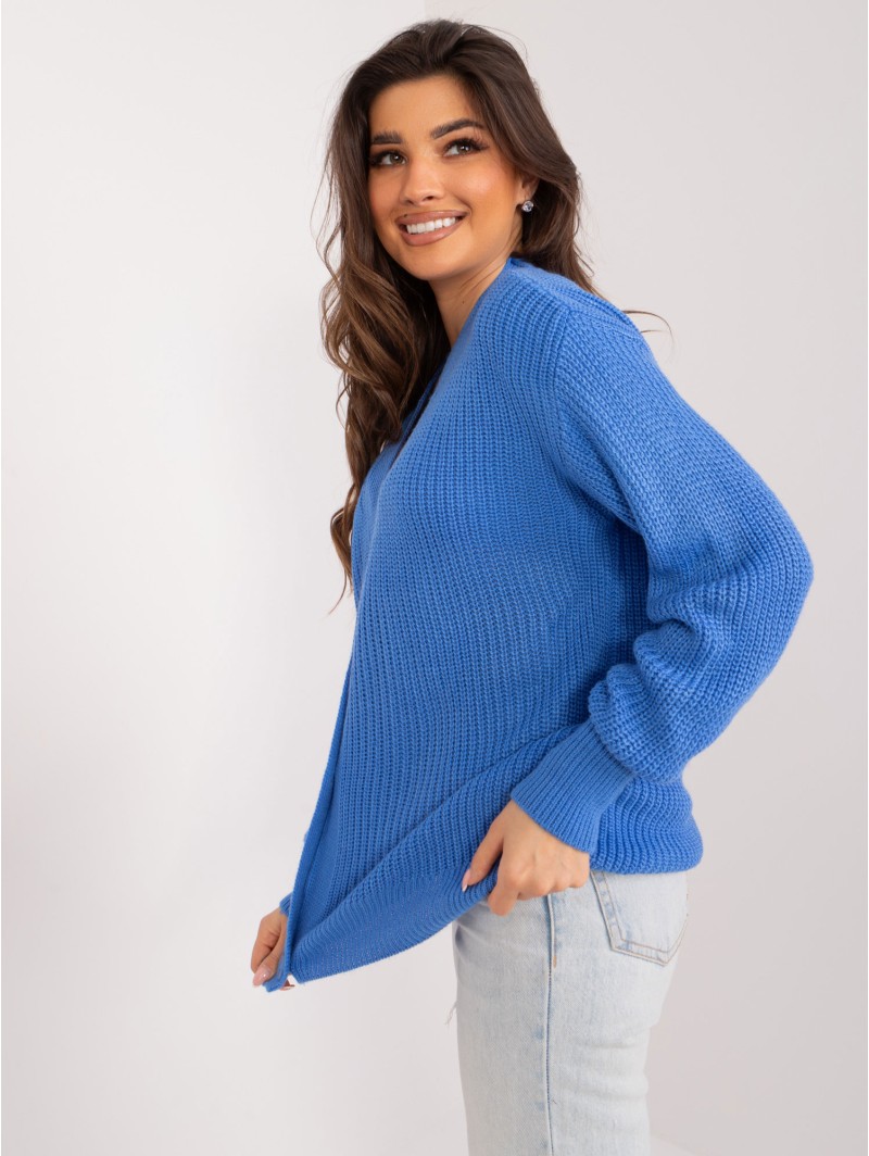 Stambaus mezgimo kardiganas