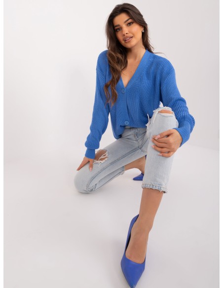 Stambaus mezgimo kardiganas