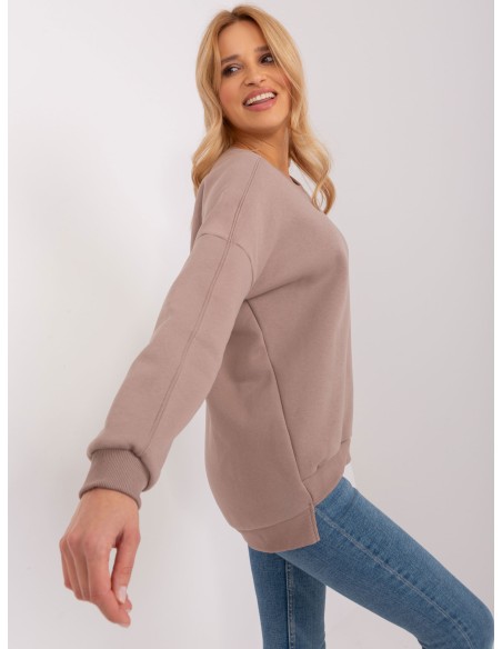 Bluza-RV-BL-8261.51-ciemny bezowy