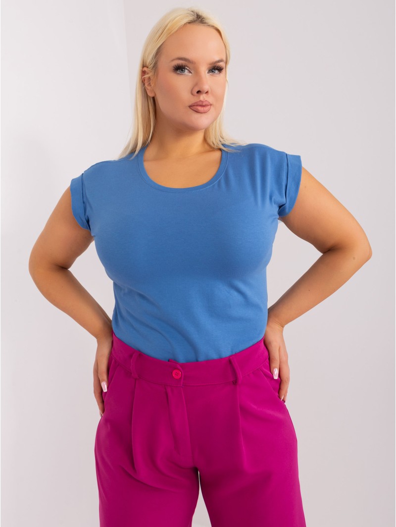 T-shirt-RV-TS-4833.29-ciemny niebieski