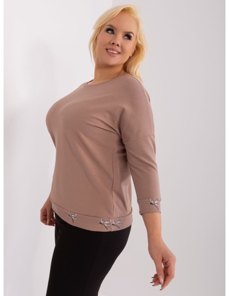 Bluzka-RV-BZ-9135.47-ciemny bezowy