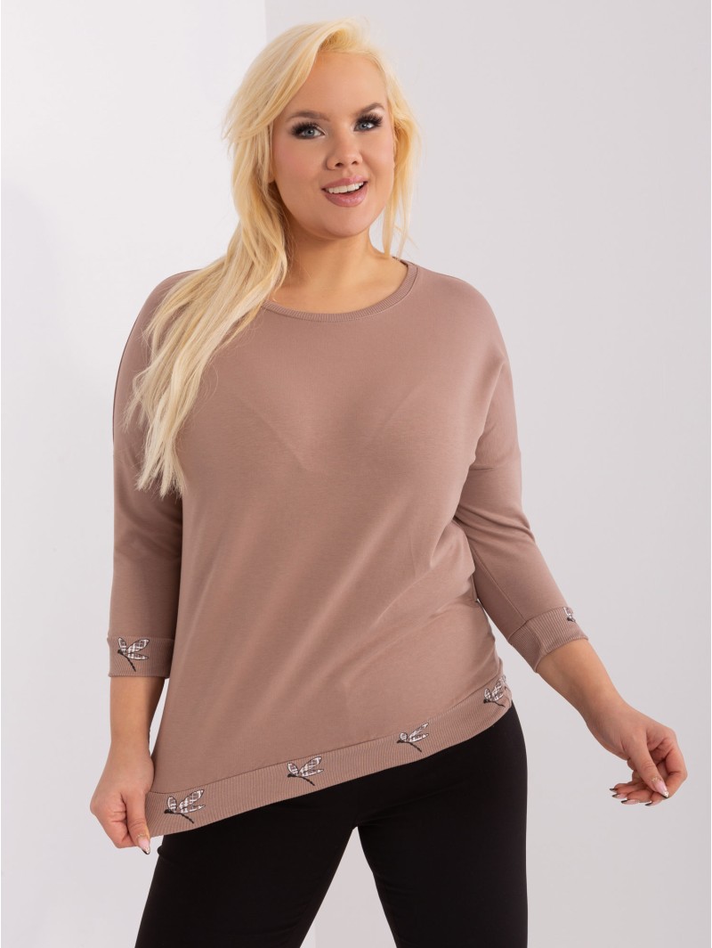 Bluzka-RV-BZ-9135.47-ciemny bezowy