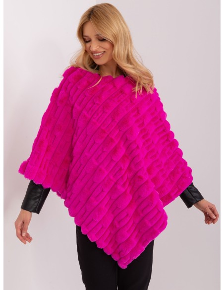 Poncho-AT-PN-2347.16-fuksjowy