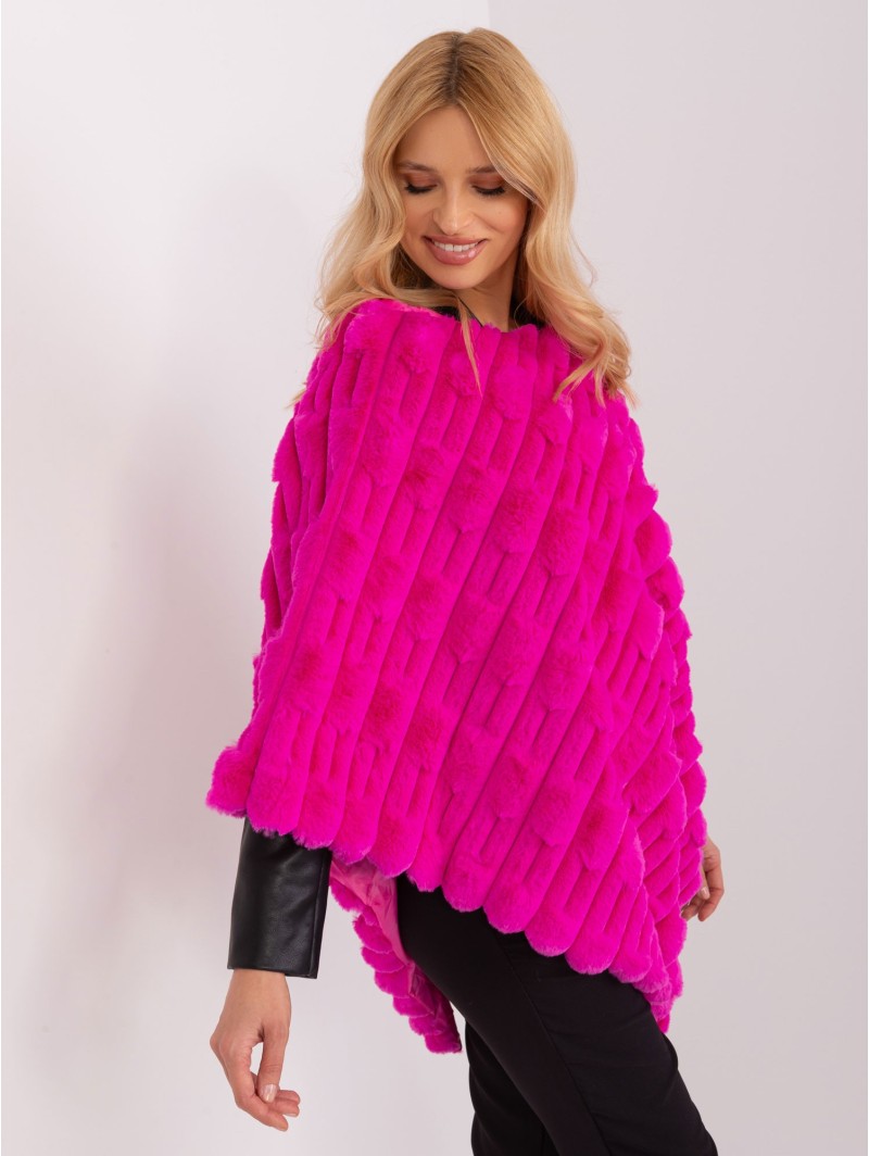 Poncho-AT-PN-2347.16-fuksjowy