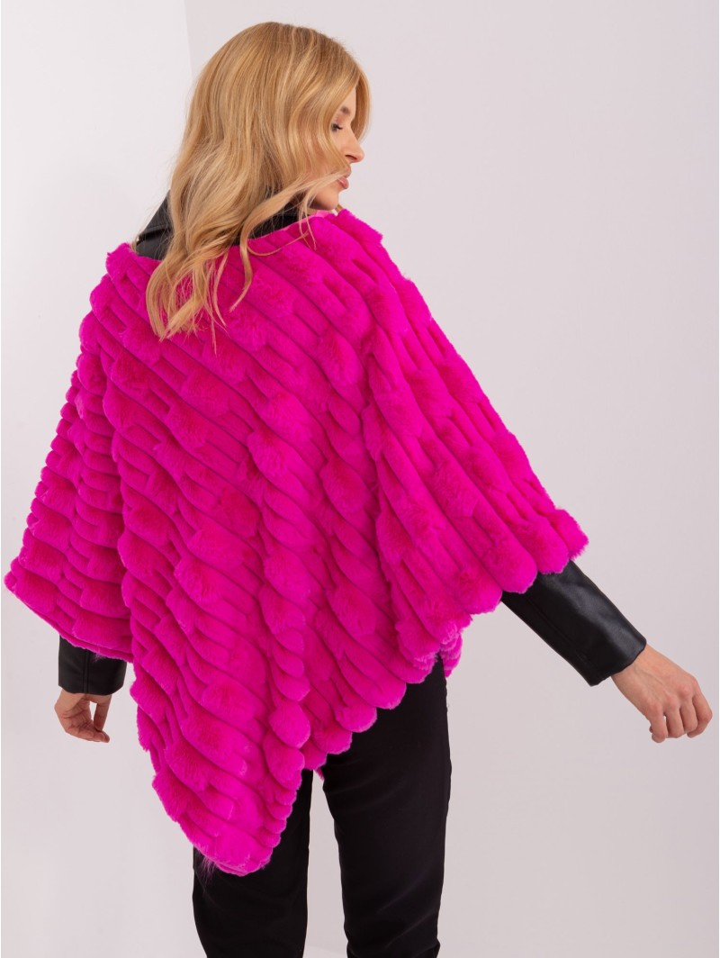 Poncho-AT-PN-2347.16-fuksjowy