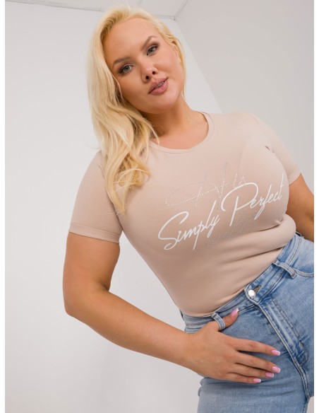 T-shirt-RV-TS-9481.60-beżowy