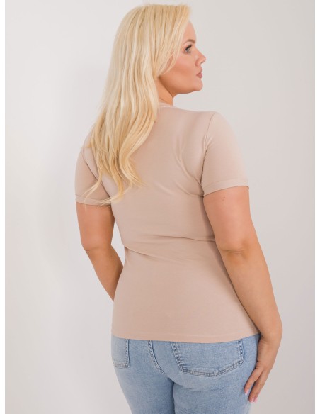 T-shirt-RV-TS-9481.60-beżowy
