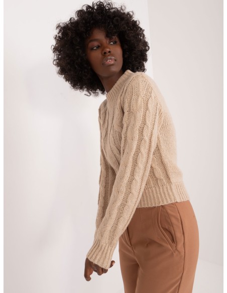 Sweter-TW-SW-3001.05-beżowy