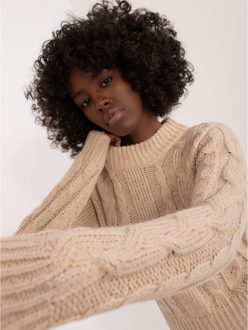 Sweter-TW-SW-3001.05-beżowy
