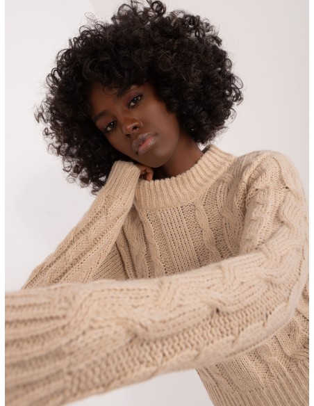 Sweter-TW-SW-3001.05-beżowy