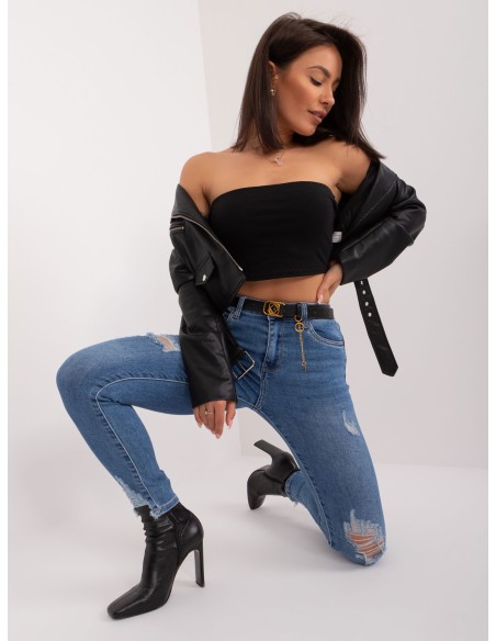 Spodnie jeans-PM-SP-J1330-14.31X-ciemny niebieski
