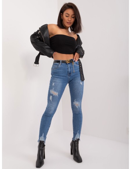 Spodnie jeans-PM-SP-J1330-14.31X-ciemny niebieski