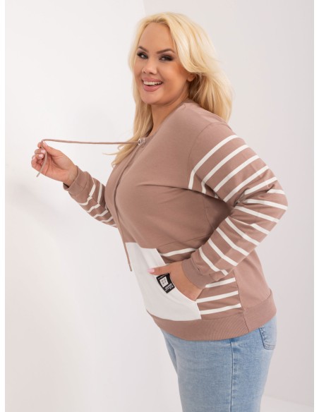 Bluzka-RV-BZ-9147.58-ciemny bezowy