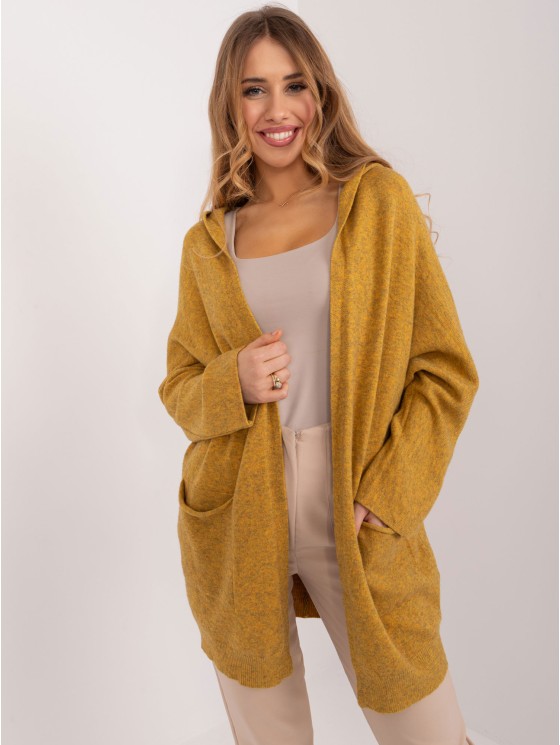 Sweter-PM-SW-B418.39X-ciemny żółty 2