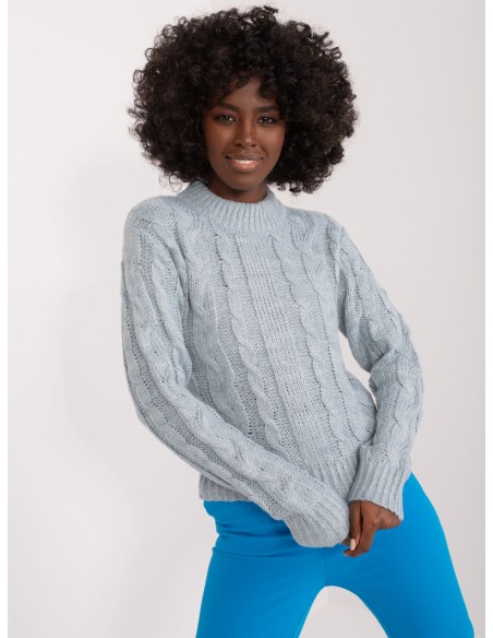 Sweter-TW-SW-3001.05-mietowy