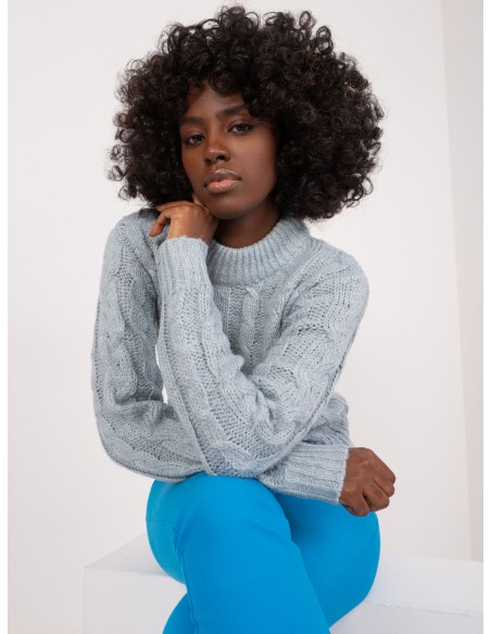 Sweter-TW-SW-3001.05-mietowy