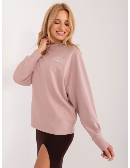 Bluza-D10088BC02656A-ciemny różowy