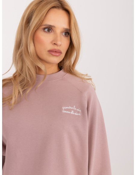 Bluza-D10088BC02656A-ciemny różowy