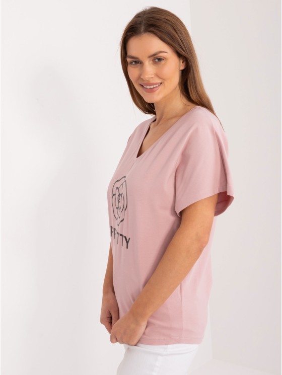 Bluzka-FA-BZ-9343.38-ciemny różowy 2
