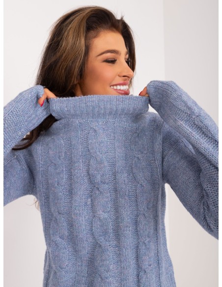 Sweter-TW-SW-3002.03-ciemny niebieski