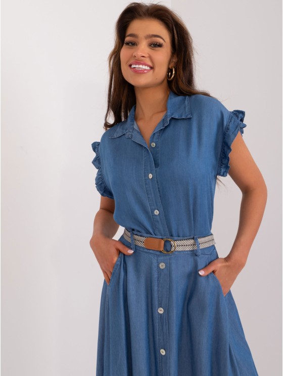 Marškiniai-DHJ-KS-5562.98-tamsiai mėlyni