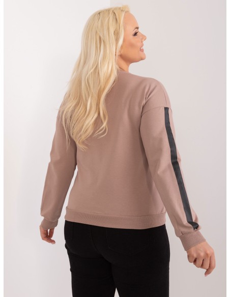 Bluzka-RV-BZ-9329.57-ciemny bezowy