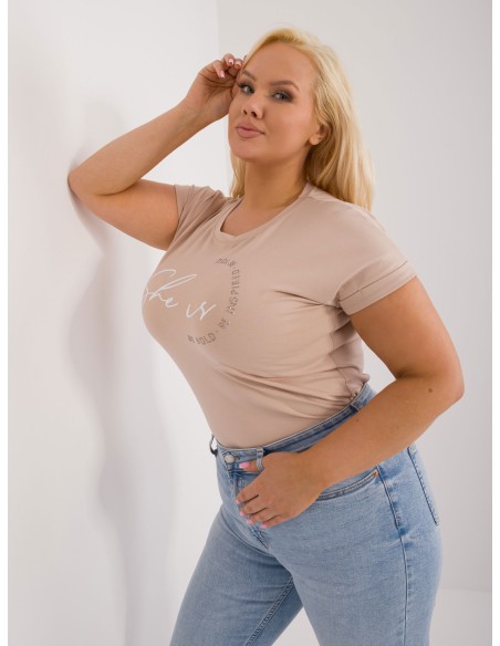 T-shirt-RV-TS-9476.25-beżowy
